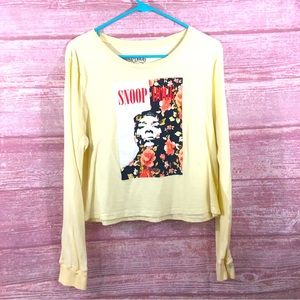 Snoop Dog Long sleeve Crop top